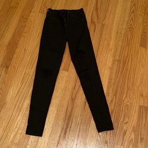 Wild Fable distressed black skinny jeans